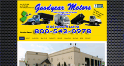 Desktop Screenshot of goodyearmotors.com