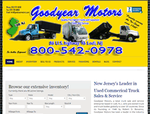 Tablet Screenshot of goodyearmotors.com